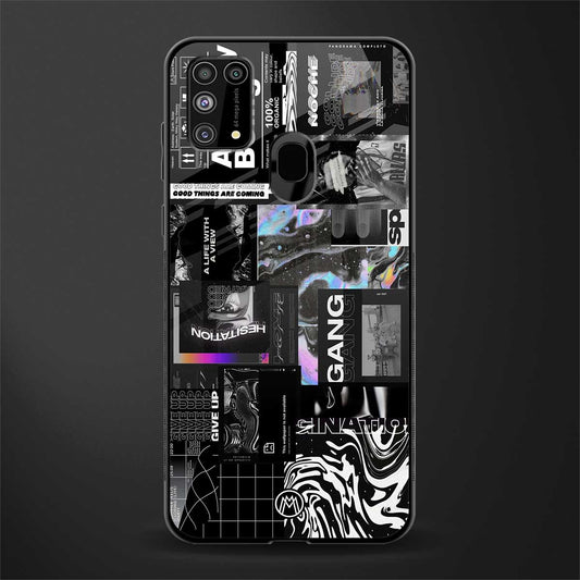 anxiety being glass case for samsung galaxy m31 prime edition image