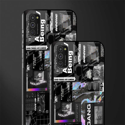 anxiety being glass case for samsung galaxy m21 image-2