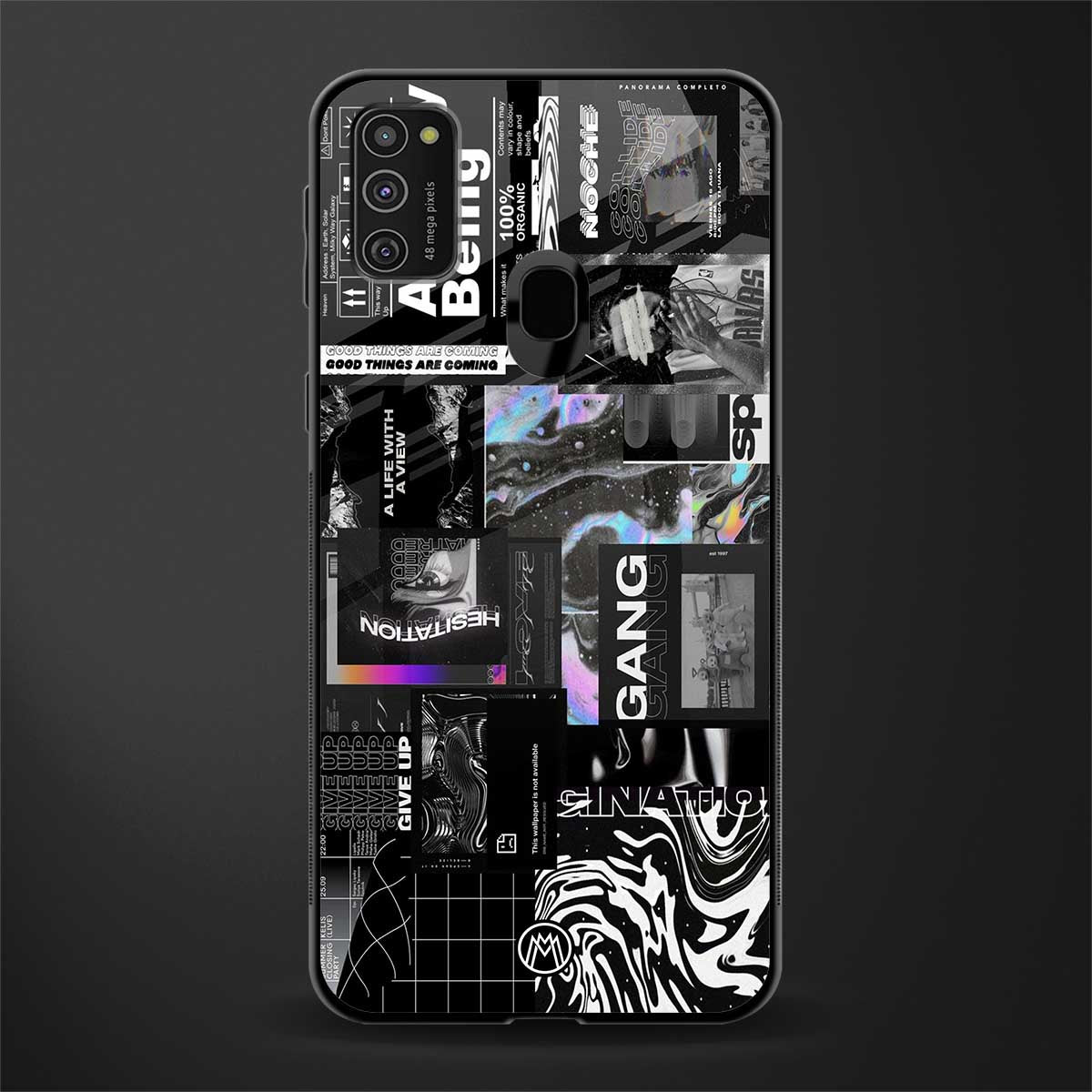 anxiety being glass case for samsung galaxy m21 image