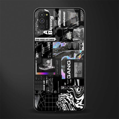 anxiety being glass case for samsung galaxy m21 image