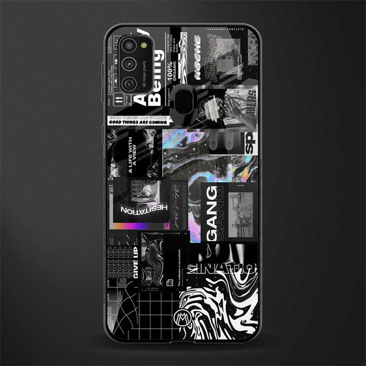 anxiety being glass case for samsung galaxy m21 image