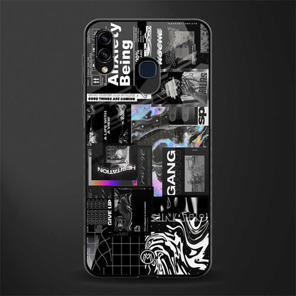 anxiety being glass case for samsung galaxy m10s image