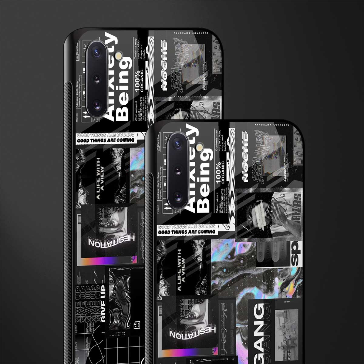 anxiety being glass case for samsung galaxy note 10 image-2