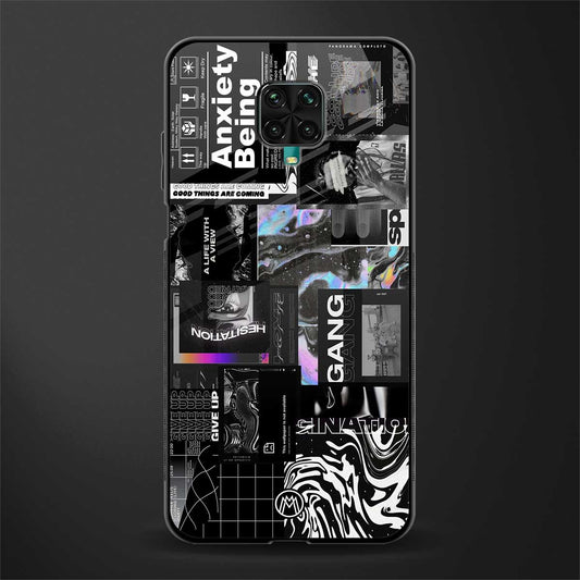 anxiety being glass case for redmi note 9 pro image