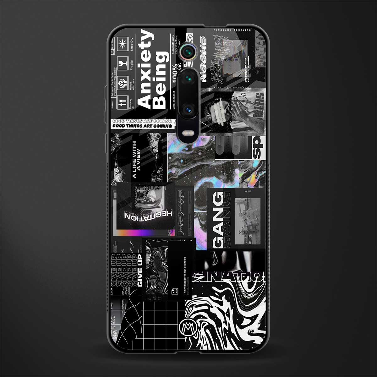 anxiety being glass case for redmi k20 pro image