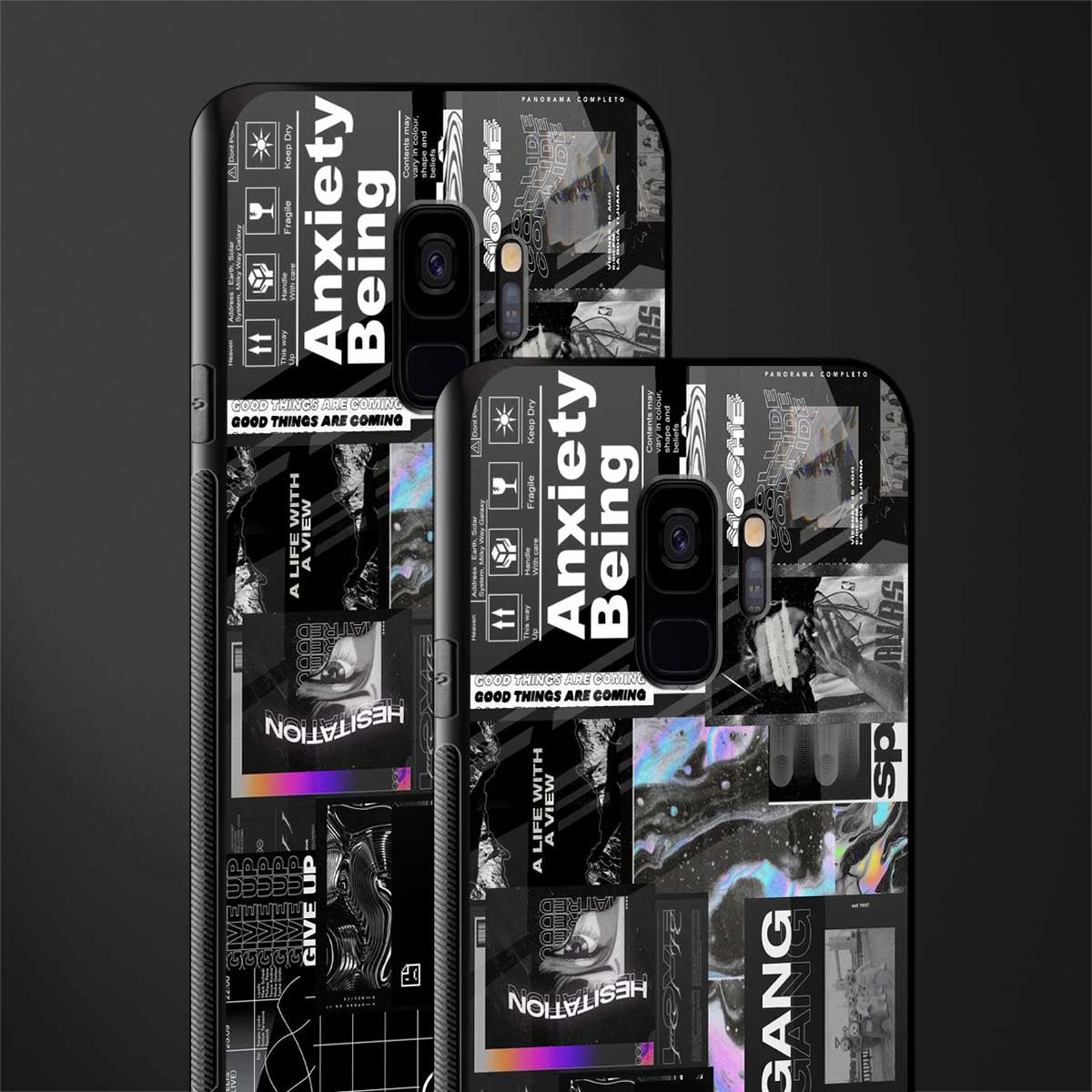 anxiety being glass case for samsung galaxy s9 image-2
