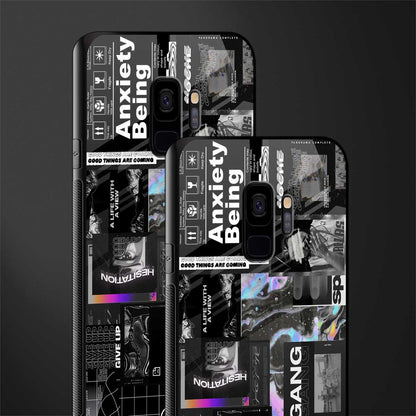 anxiety being glass case for samsung galaxy s9 image-2