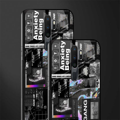 anxiety being glass case for oppo a5 2020 image-2