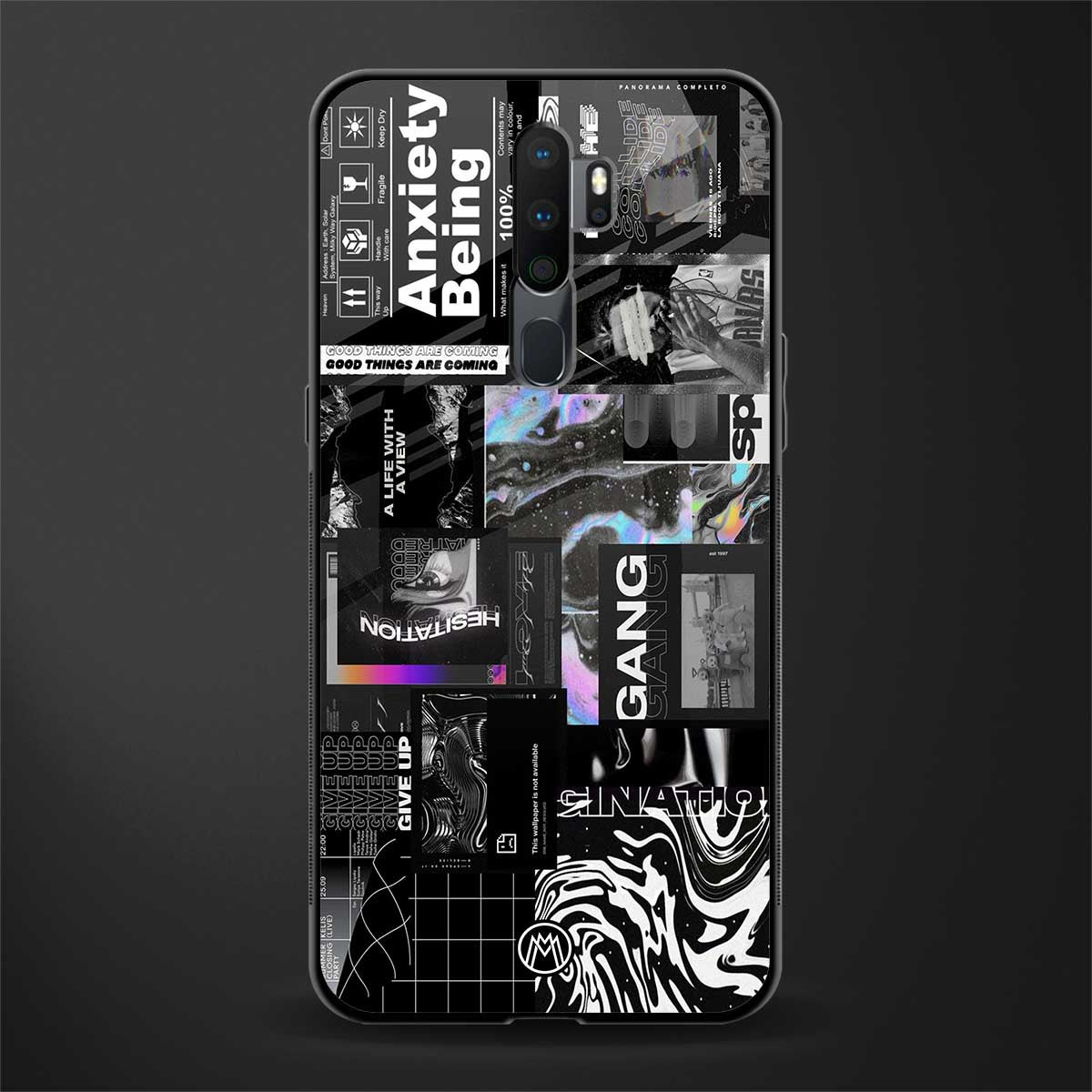 anxiety being glass case for oppo a5 2020 image