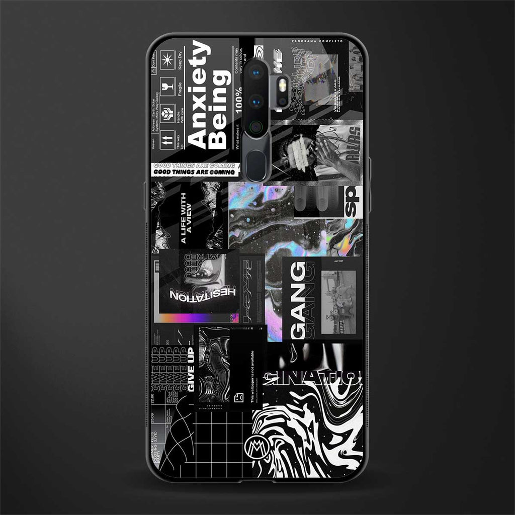 anxiety being glass case for oppo a9 2020 image