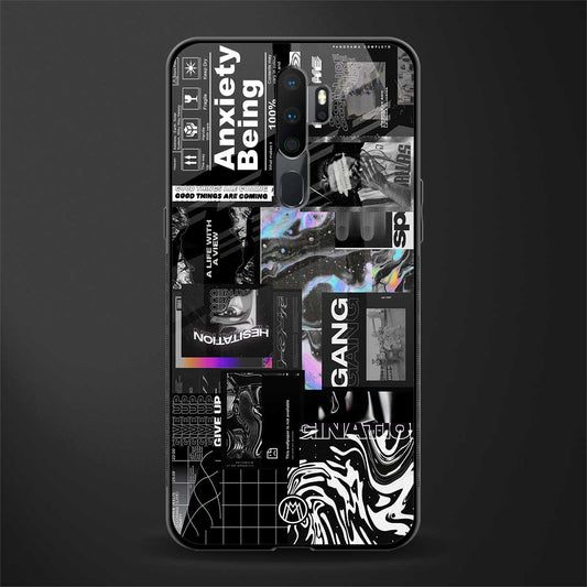 anxiety being glass case for oppo a9 2020 image