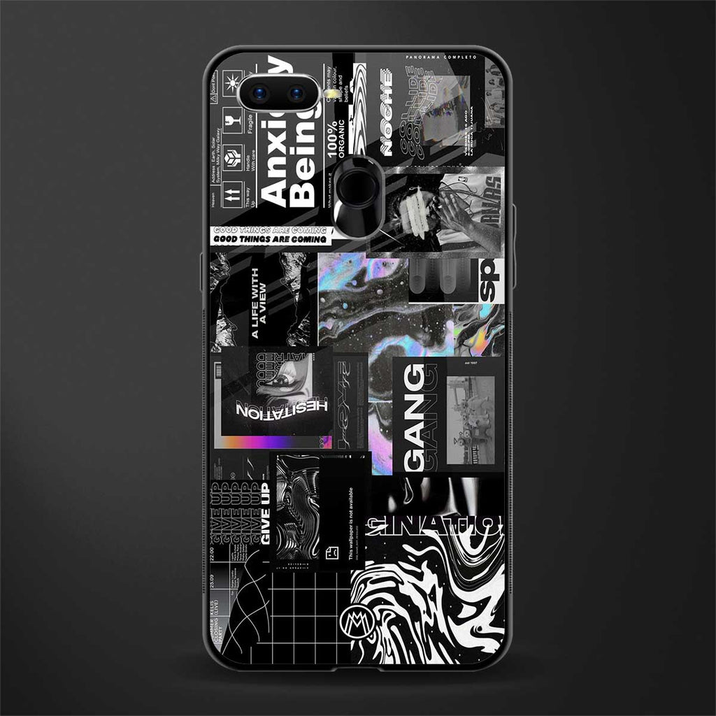 anxiety being glass case for oppo a7 image