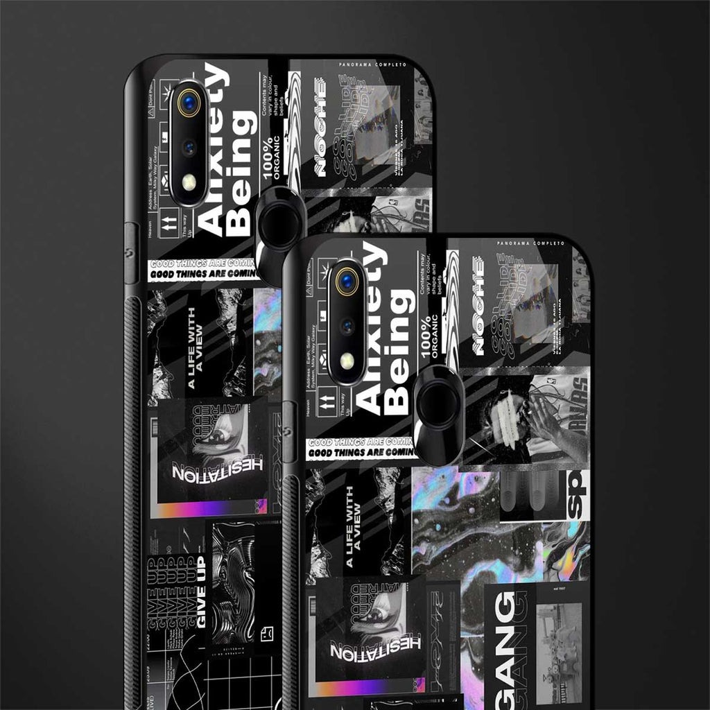 anxiety being glass case for realme 3 pro image-2