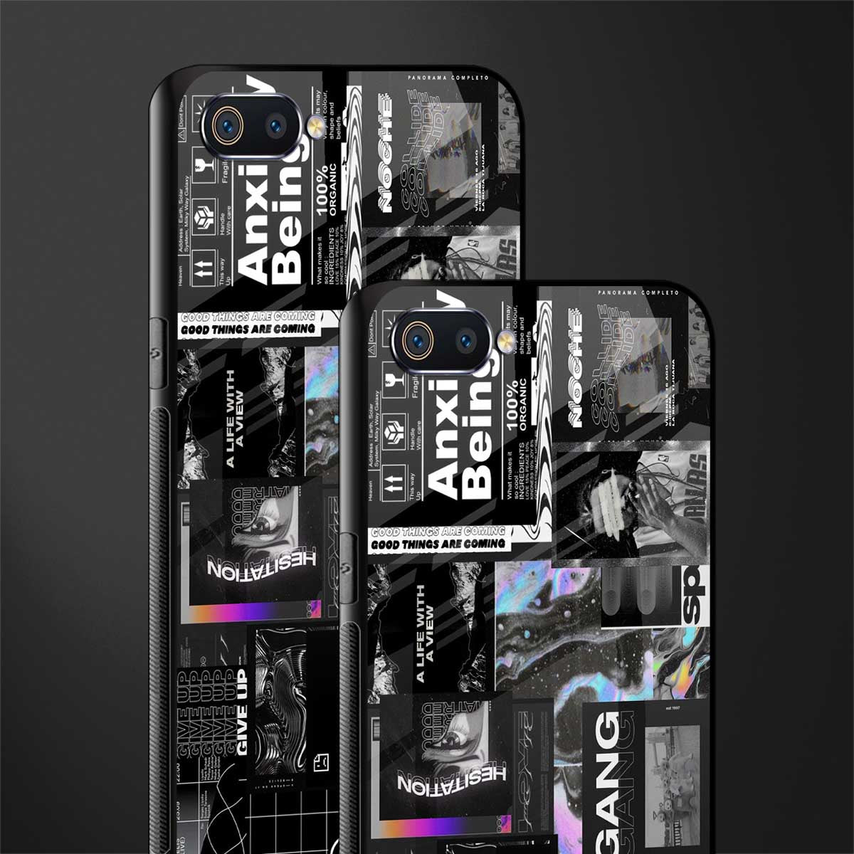anxiety being glass case for realme c2 image-2