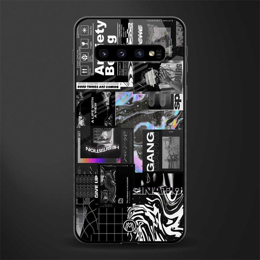 anxiety being glass case for samsung galaxy s10 plus image
