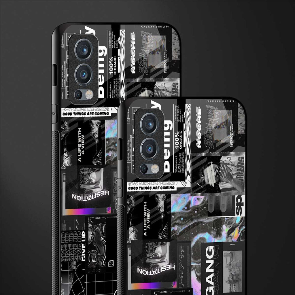 anxiety being glass case for oneplus nord 2 5g image-2