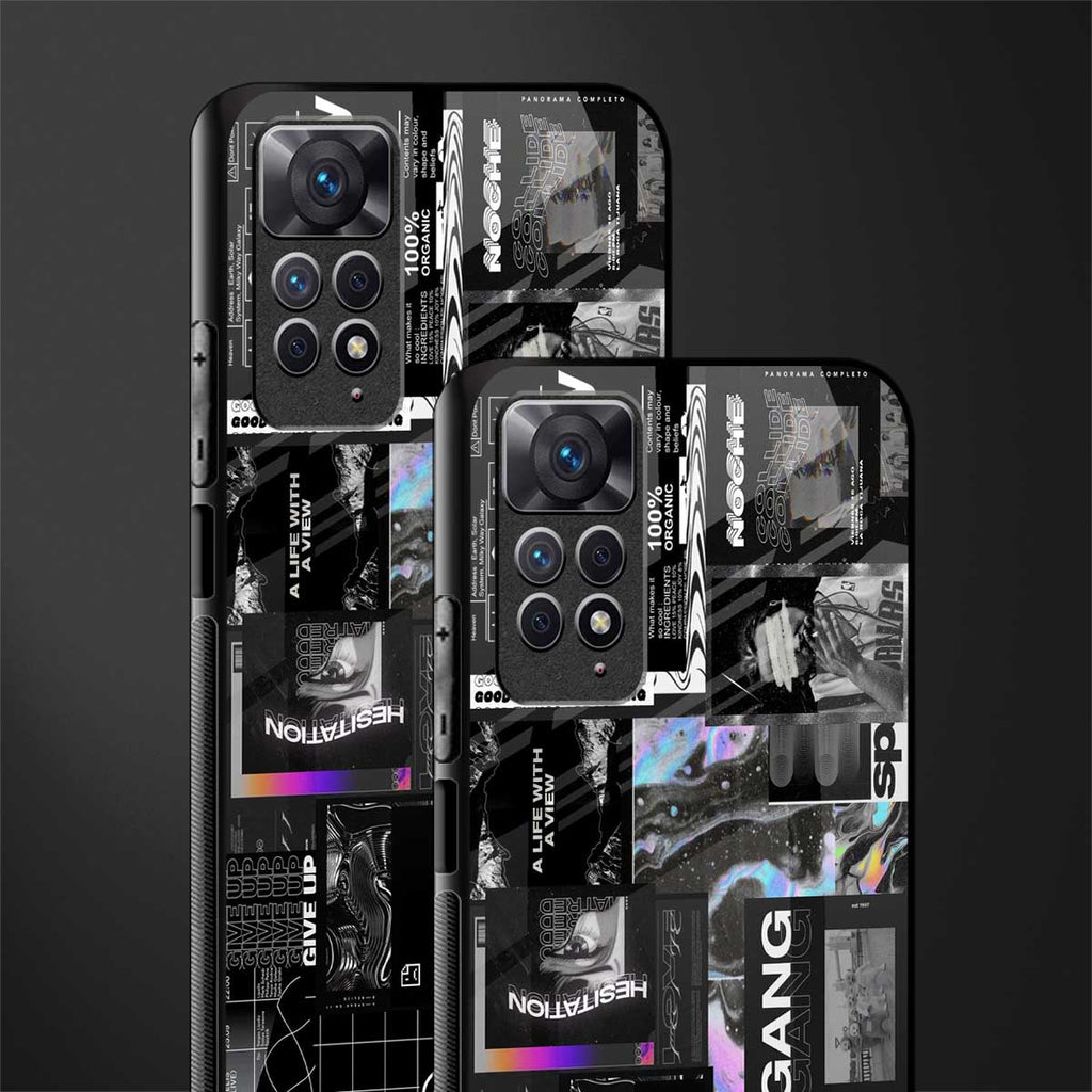 anxiety being glass case for redmi note 11 image-2
