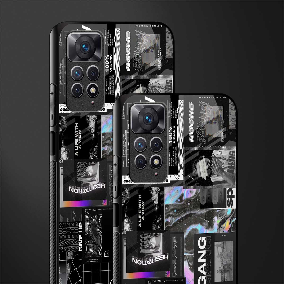 anxiety being glass case for redmi note 11 image-2