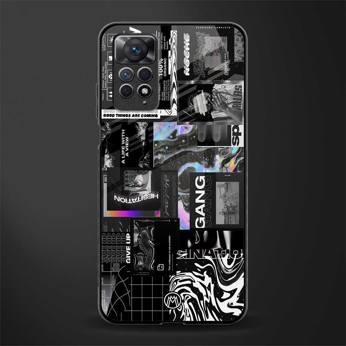anxiety being glass case for redmi note 11 image