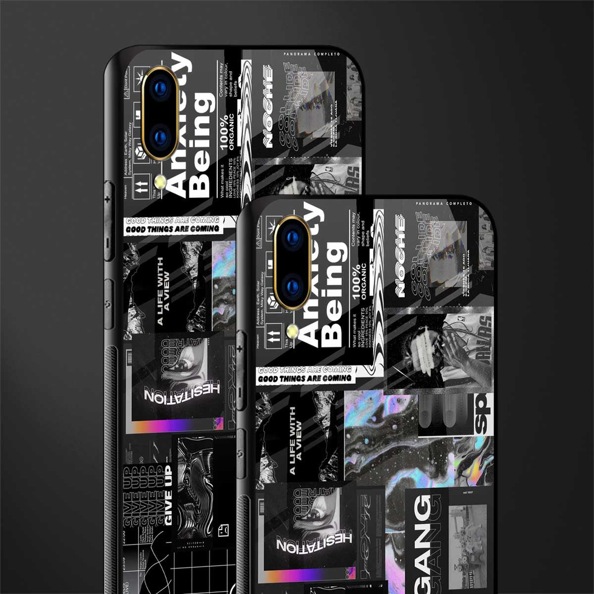 anxiety being glass case for vivo v11 pro image-2