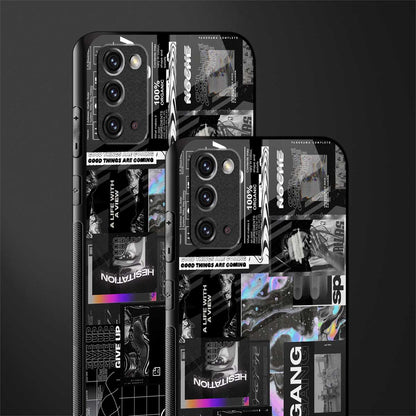 anxiety being glass case for samsung note 20 image-2