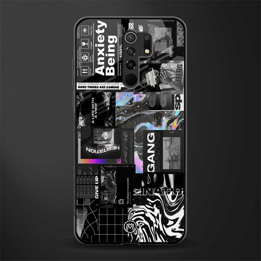 anxiety being glass case for poco m2 reloaded image