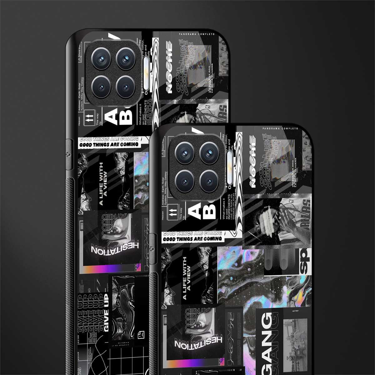 anxiety being glass case for oppo f17 image-2