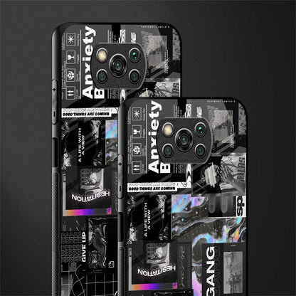anxiety being glass case for poco x3 pro image-2