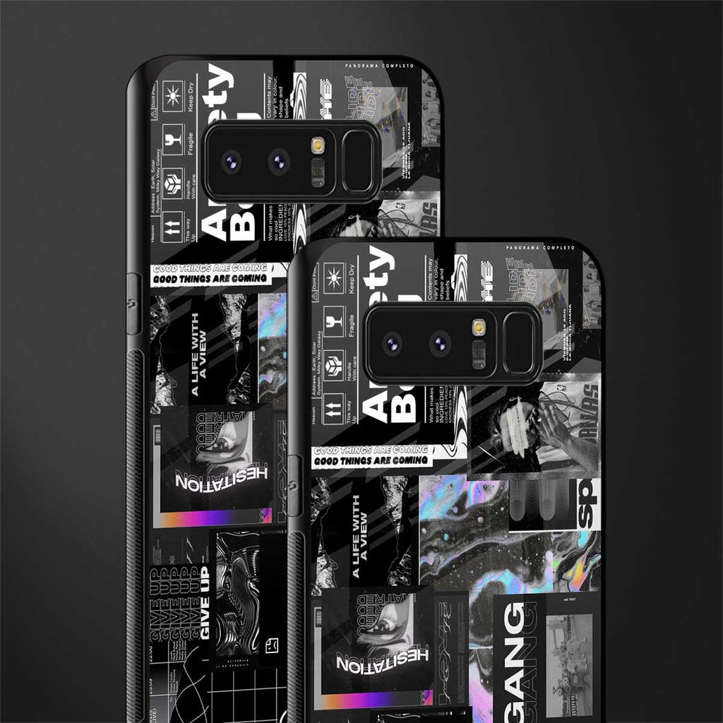 anxiety being glass case for samsung galaxy note 8 image-2