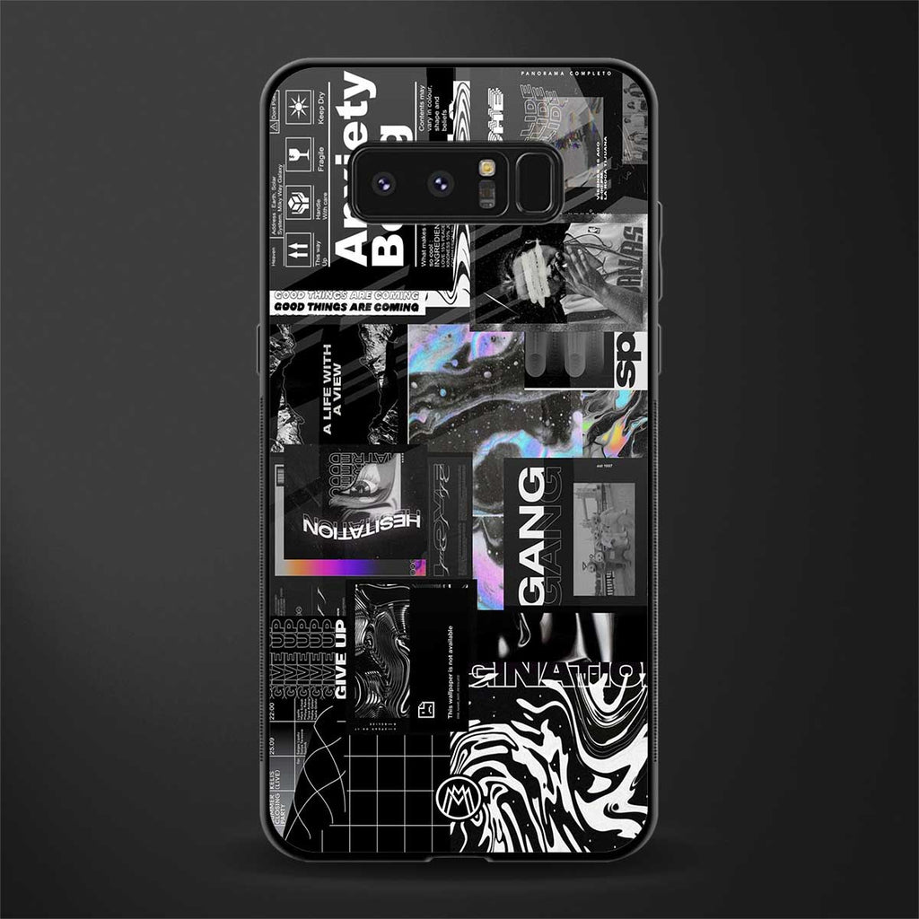 anxiety being glass case for samsung galaxy note 8 image