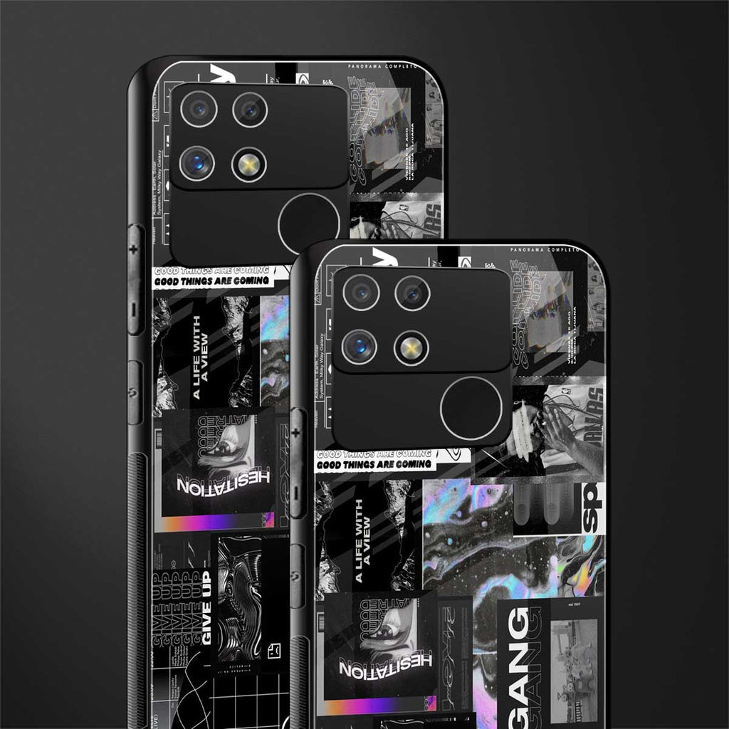 anxiety being back phone cover | glass case for realme narzo 50a