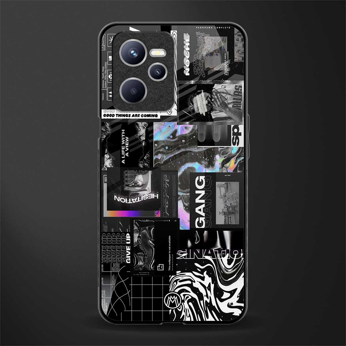 anxiety being glass case for realme c35 image