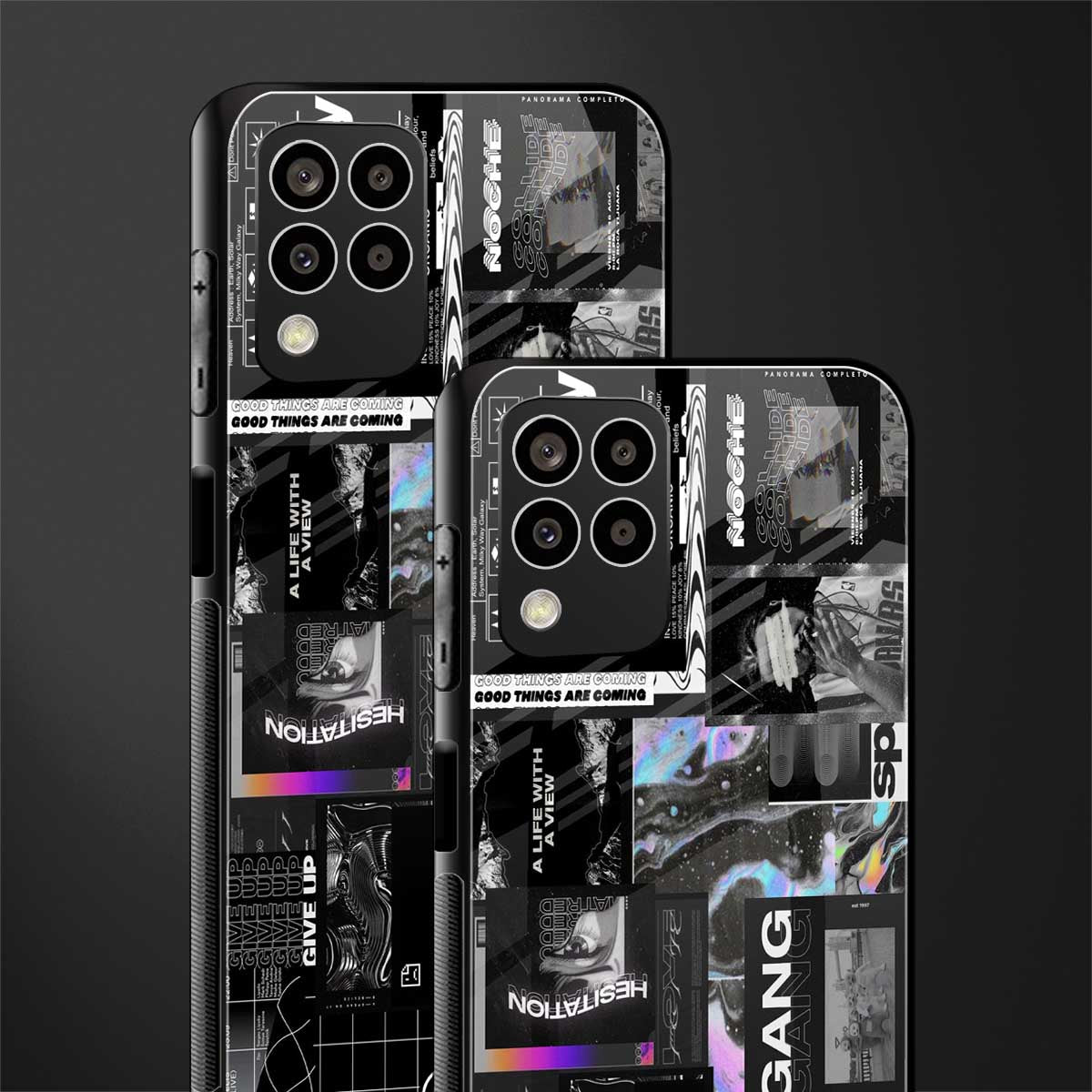 anxiety being back phone cover | glass case for samsung galaxy m33 5g
