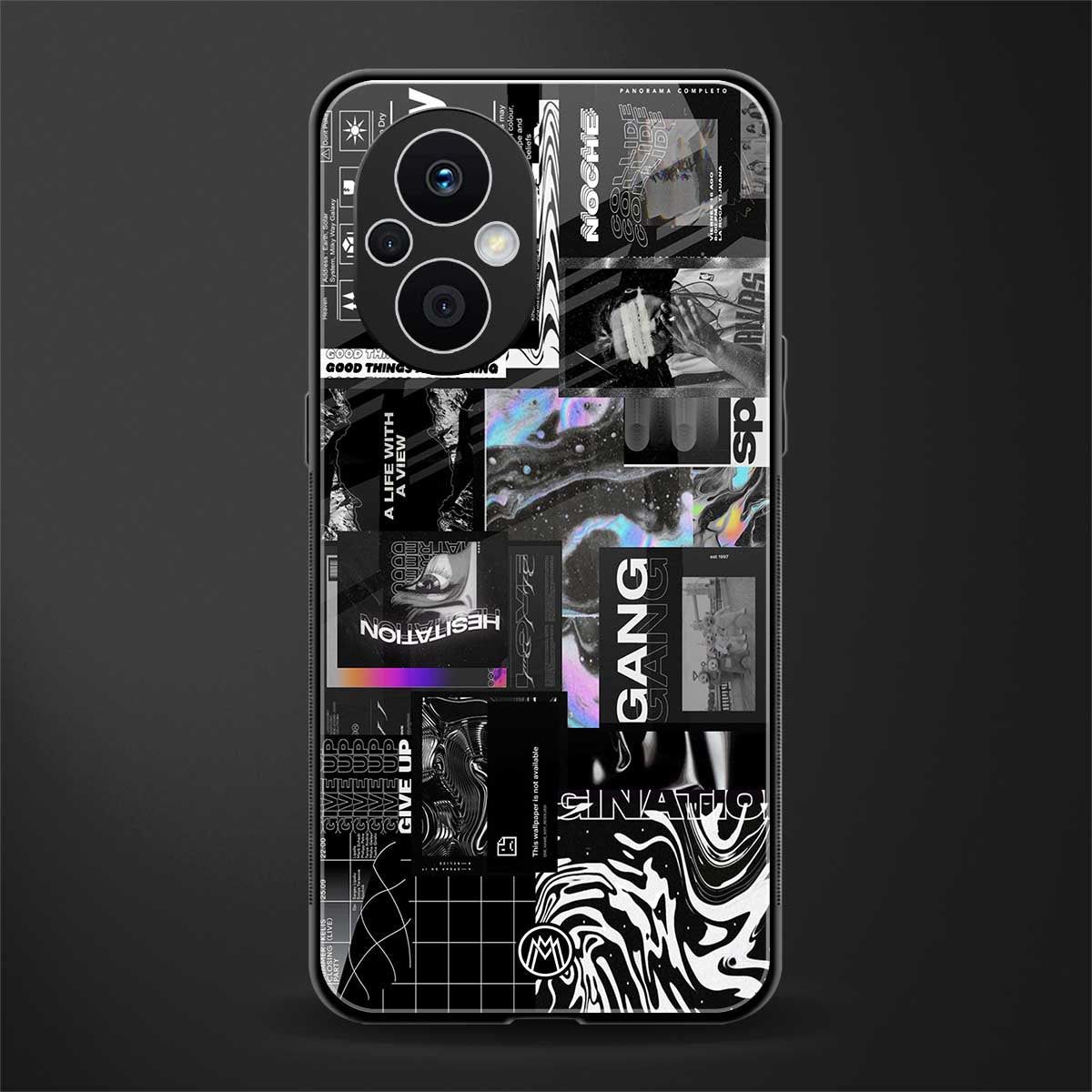 anxiety being back phone cover | glass case for oppo f21 pro 5g