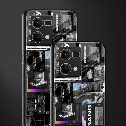 anxiety being back phone cover | glass case for oppo f21 pro 4g