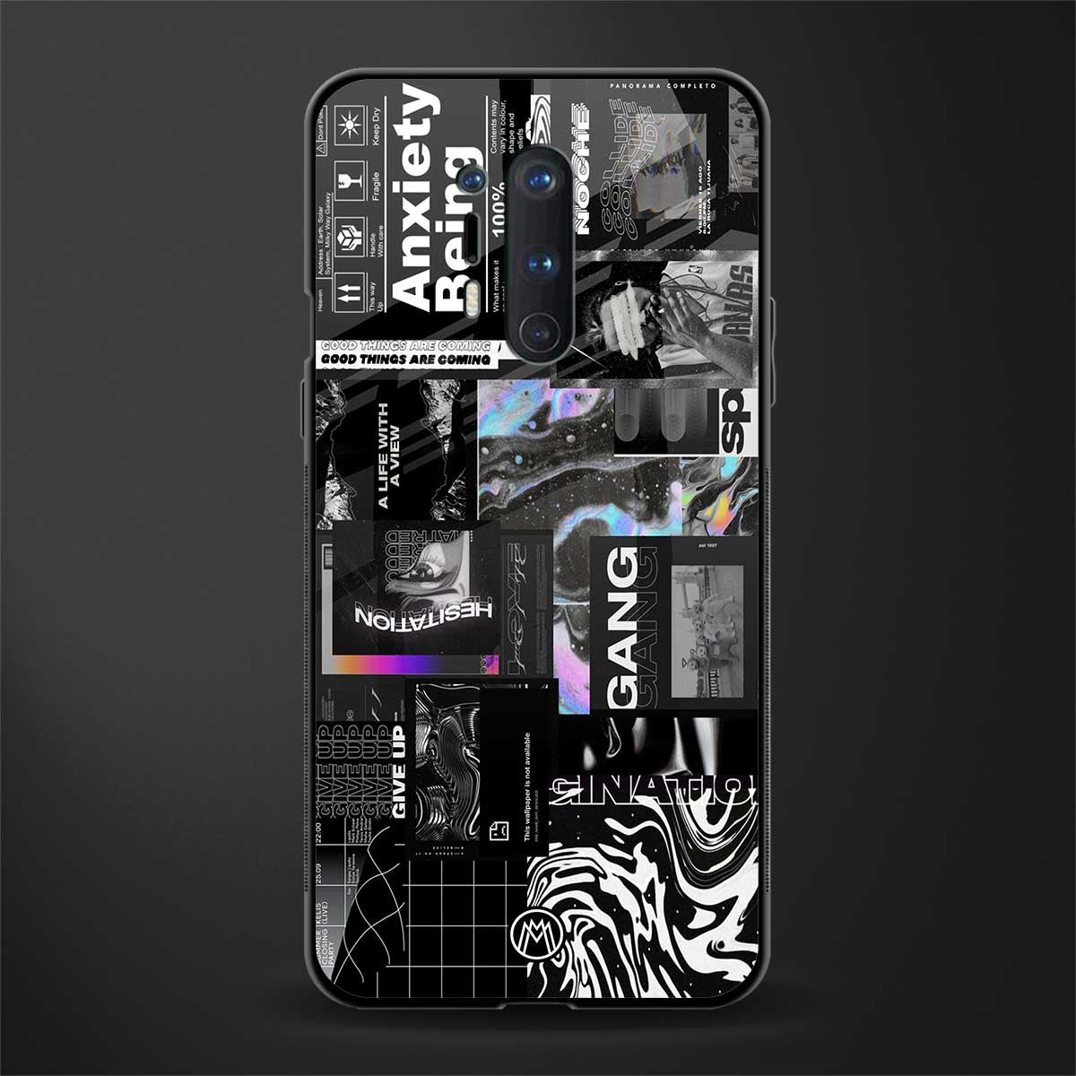 anxiety being glass case for oneplus 8 pro image