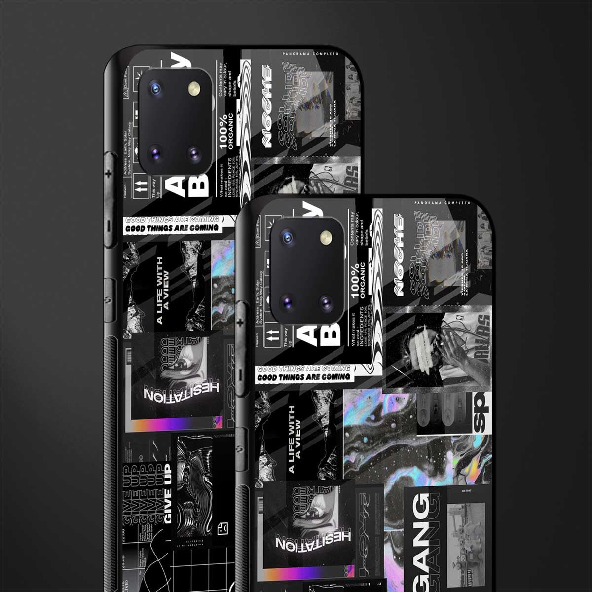 anxiety being glass case for samsung a81 image-2