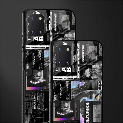 anxiety being glass case for samsung a81 image-2