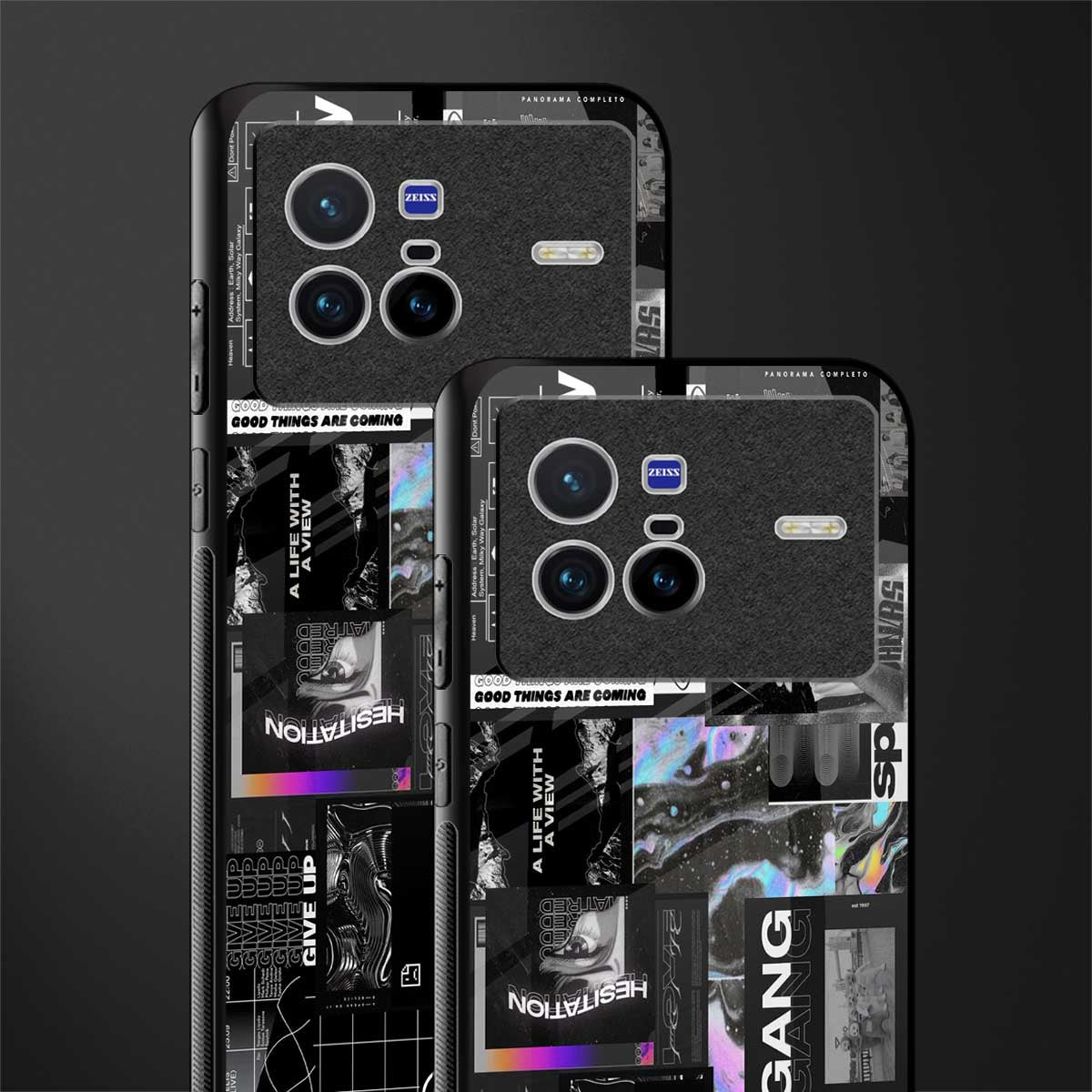 anxiety being glass case for vivo x80 image-2