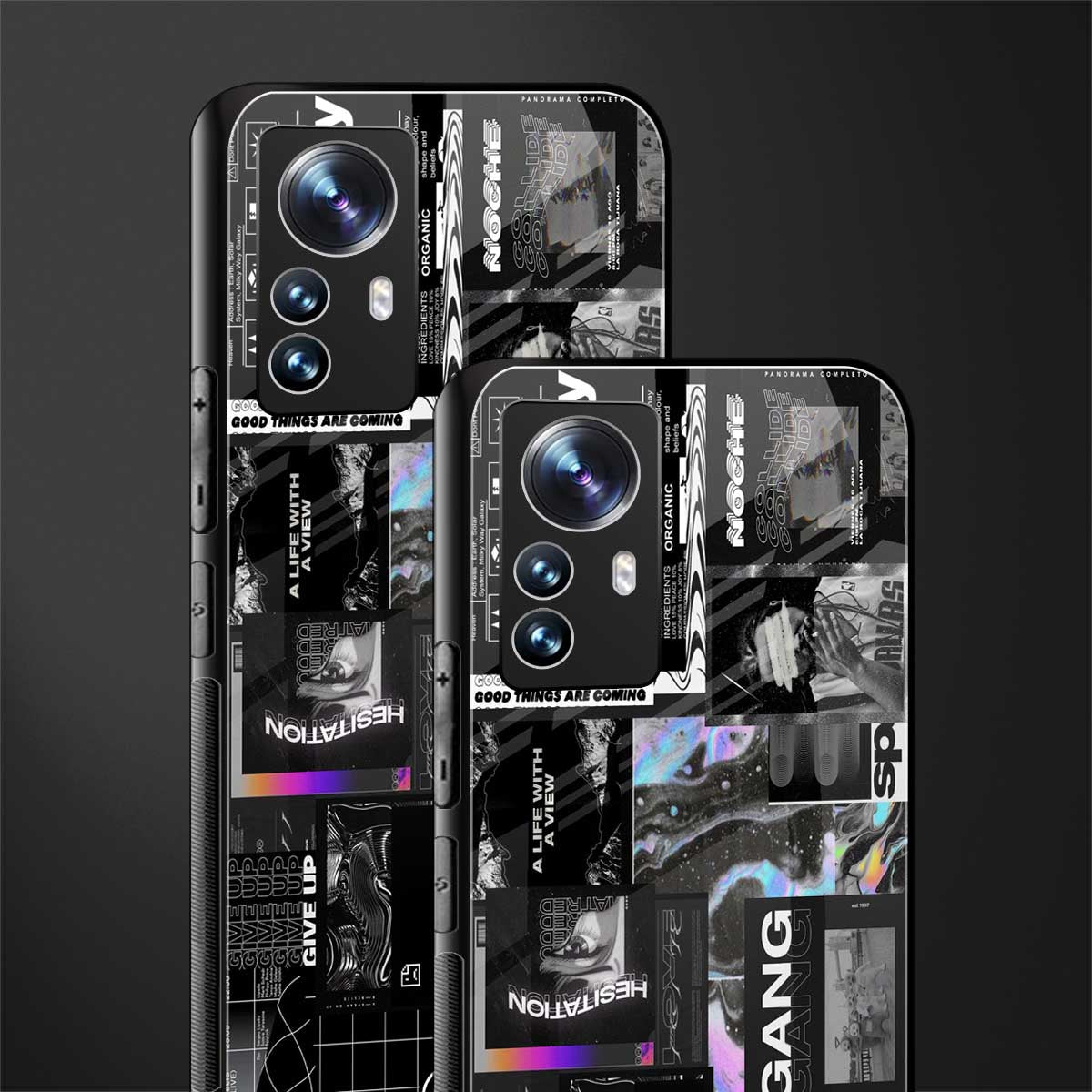 anxiety being back phone cover | glass case for xiaomi 12 pro