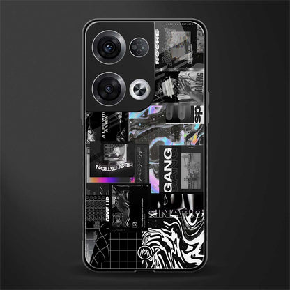 anxiety being back phone cover | glass case for oppo reno 8
