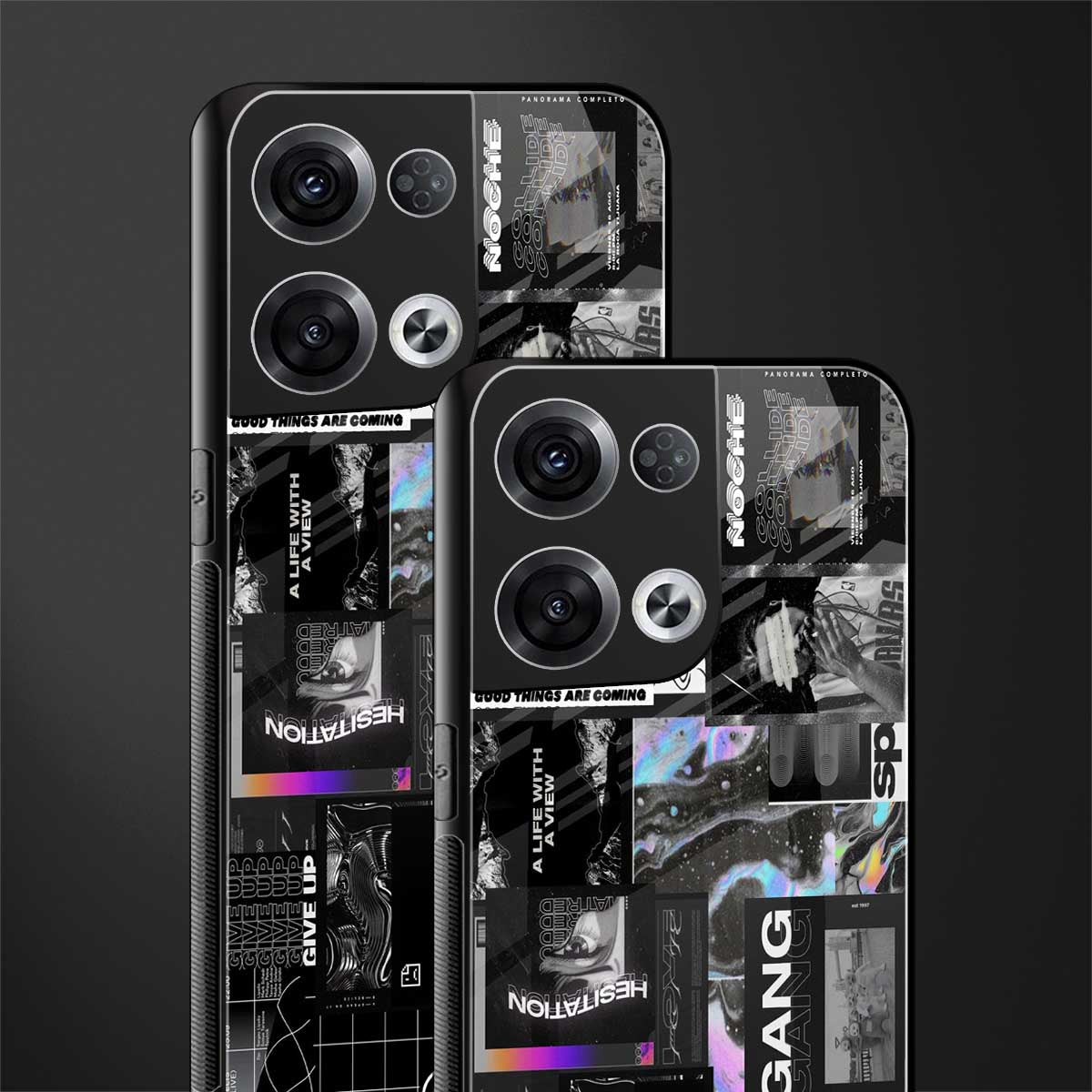 anxiety being back phone cover | glass case for oppo reno 8 pro