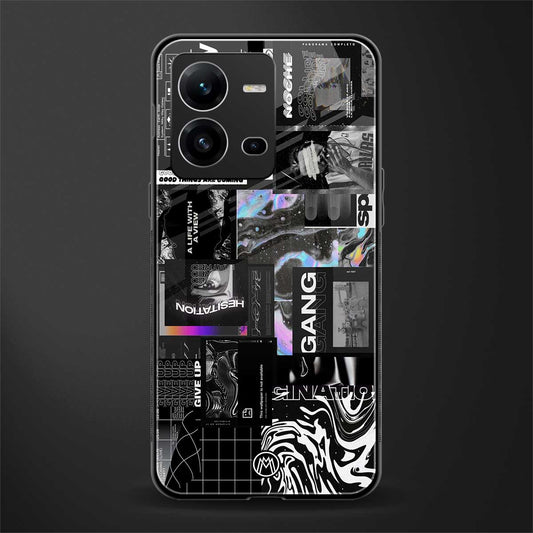 anxiety being back phone cover | glass case for vivo v25-5g