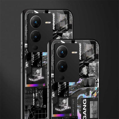 anxiety being back phone cover | glass case for vivo v25 pro 5g