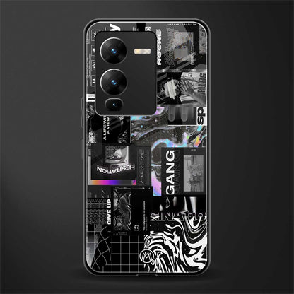 anxiety being back phone cover | glass case for vivo v25 pro 5g