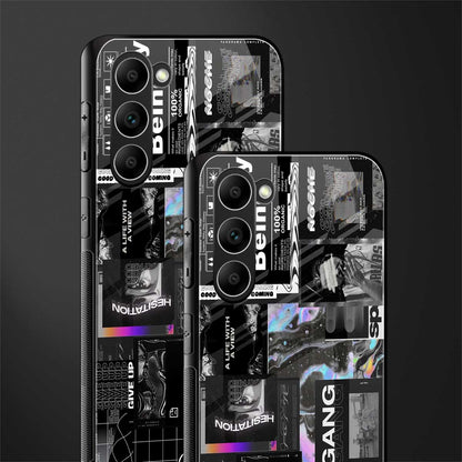 anxiety being glass case for phone case | glass case for samsung galaxy s23