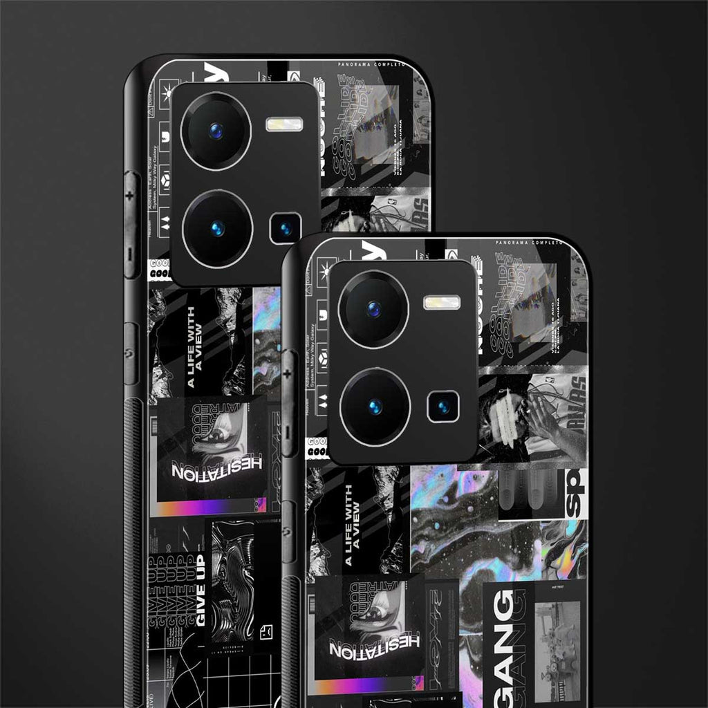 anxiety being back phone cover | glass case for vivo y35 4g