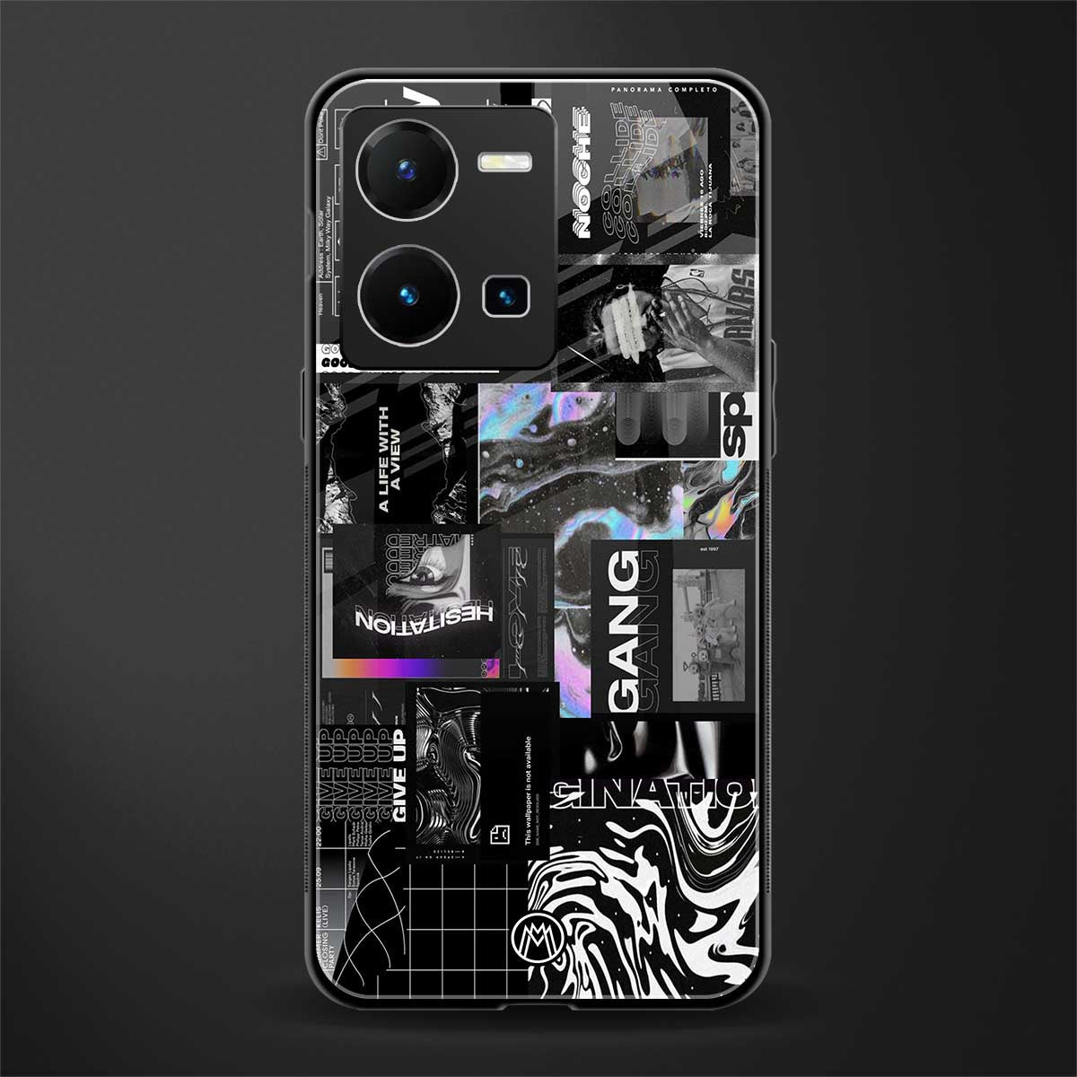 anxiety being back phone cover | glass case for vivo y35 4g