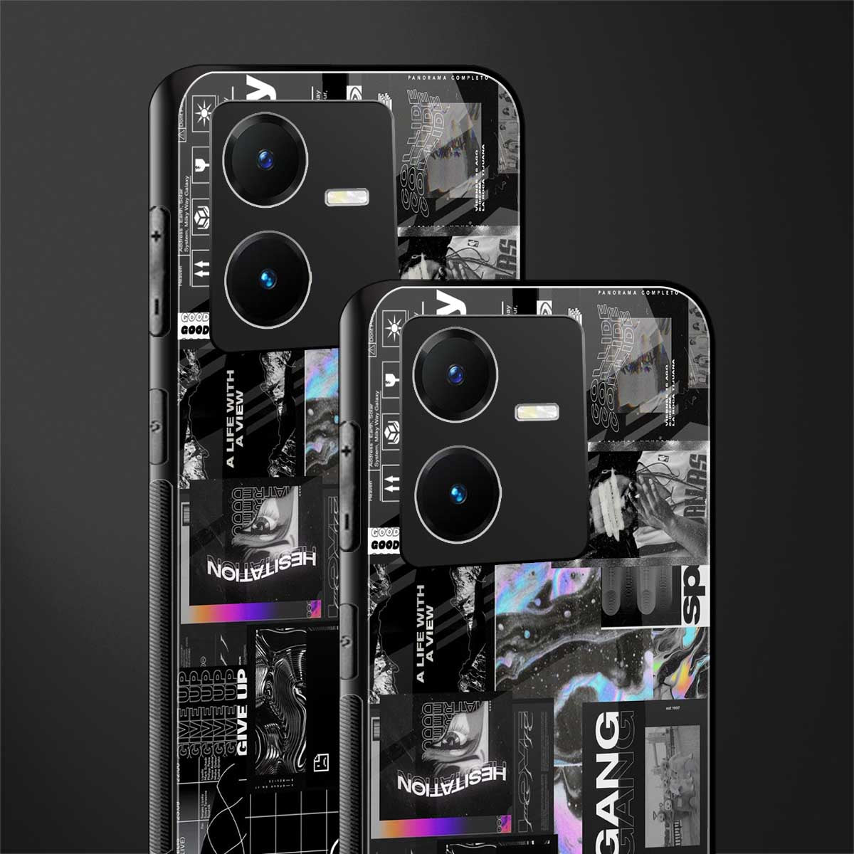 anxiety being back phone cover | glass case for vivo y22