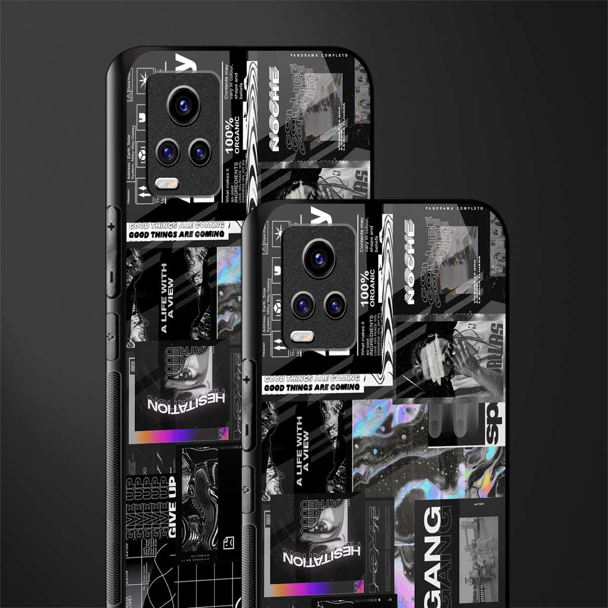 anxiety being back phone cover | glass case for vivo v21e 4g